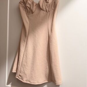 Mini Dress Nude Size L NWT